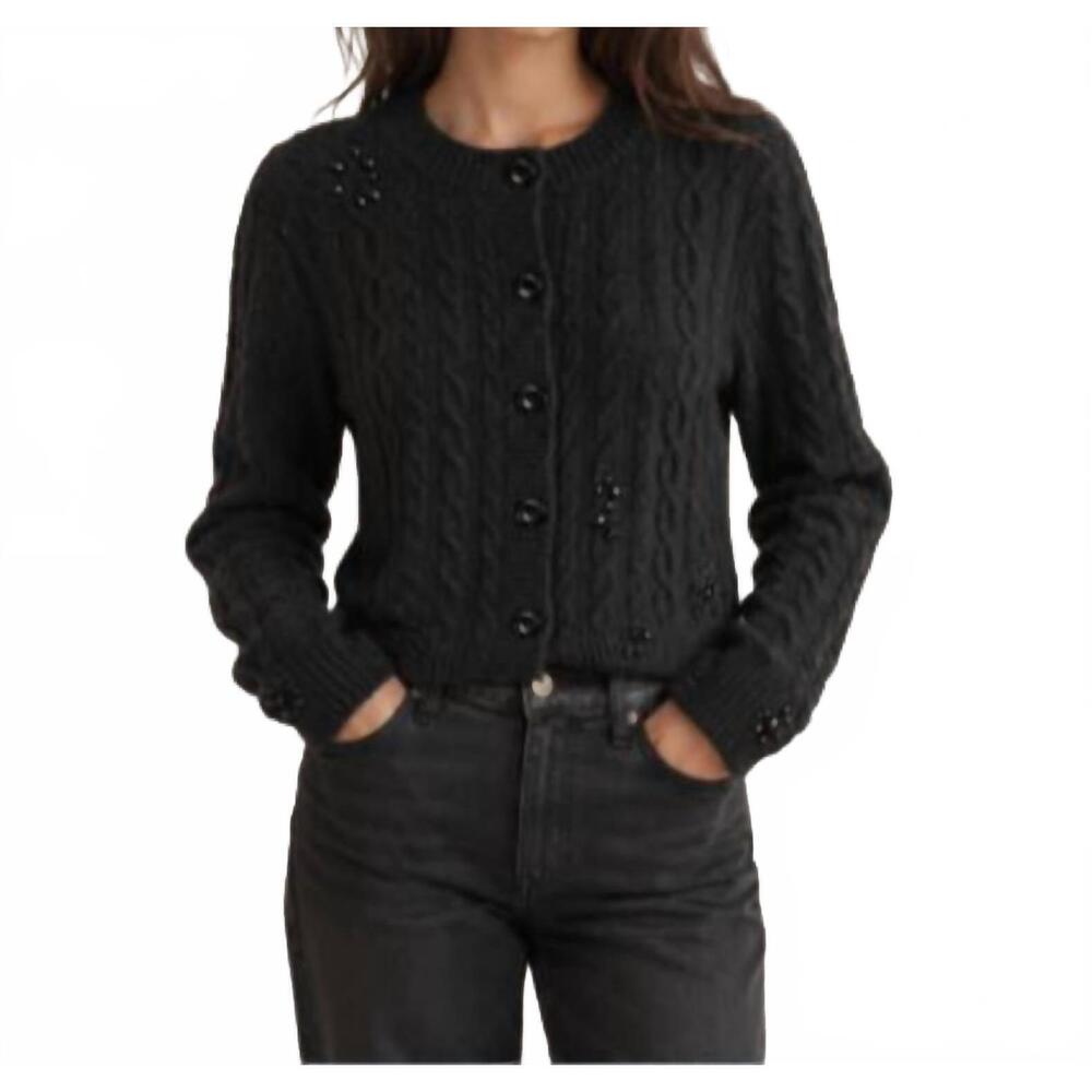 NEW DREW greenlee cardigan in black